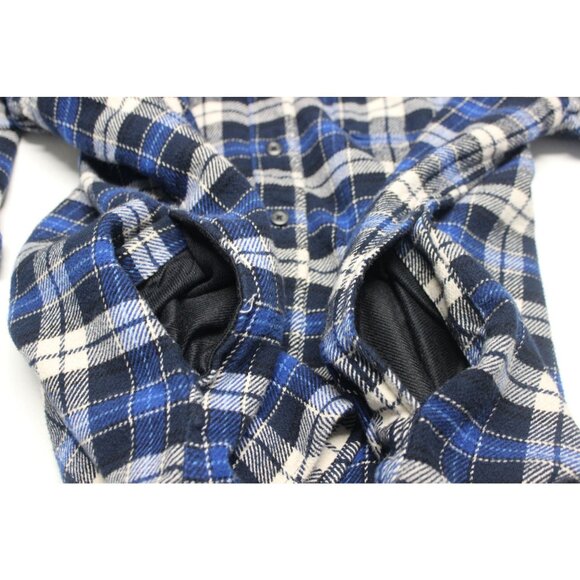 Orvis Big Bear Flannel Shirt Jacket Men’s Size XXL Plaid Heavyweight Button - Picture 9 of 14